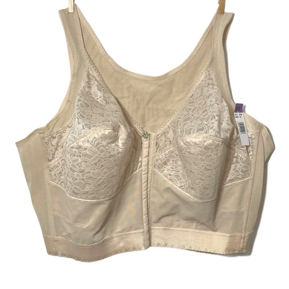 Lasting Comfort Front Close Wireless Longline Bra